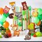 Woodland Animal Balloons, 8 Pcs Large Cute Forest Animal Balloons, Deer Fox Squirrel Rabbit Balloons for Woodland Themed Party Camping Birthday Baby Shower Gender Reveal